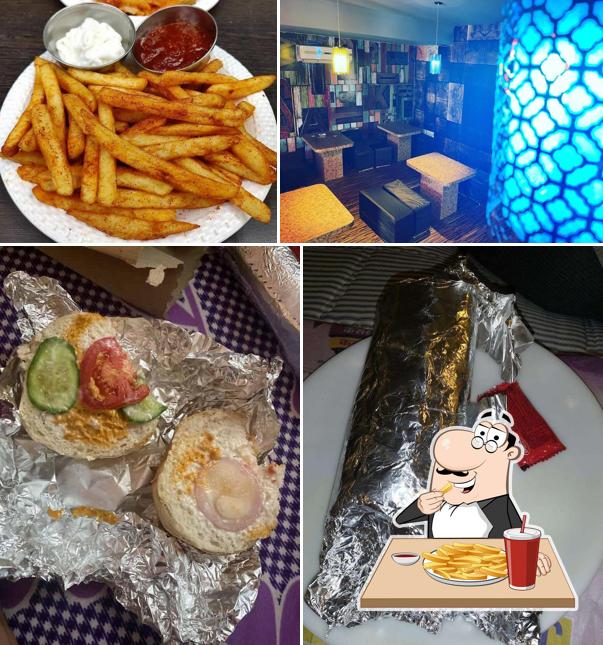 Order French fries at The Night bird cafe