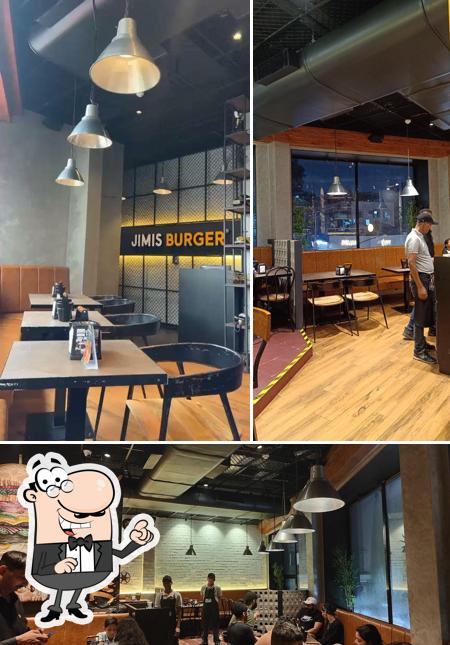 The interior of JIMIS BURGER - Bandra