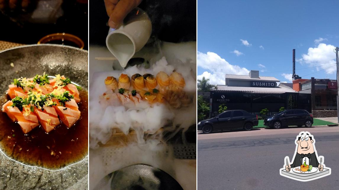 Comida em Sushito Experience