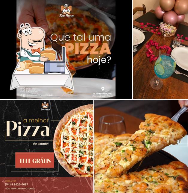 Pão-com-alho em Dom Marcon Pizzaria