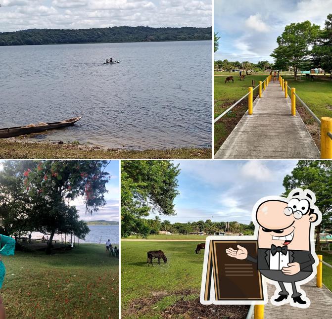 Descubra a parte externa do Restaurante peixe da Lagoa e cia 