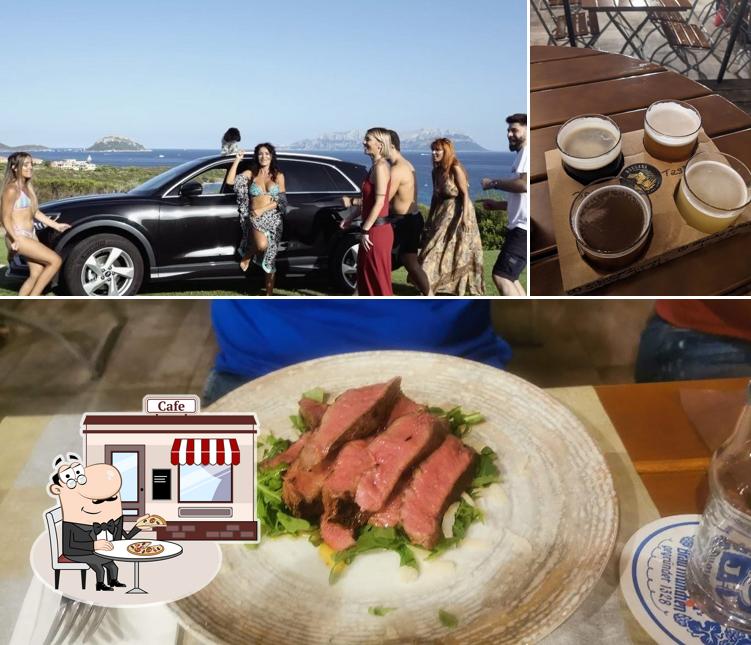 La immagine della esterno e cibo di Birreria Morgana