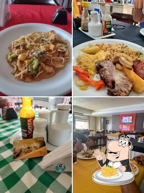 Espaguete carbonara em Tulipa Restaurante