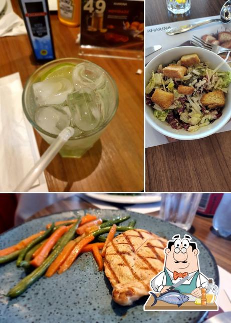 Salmão grelhado em KHARINA