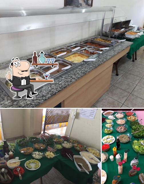 O interior do Restaurante Sabor do Interior