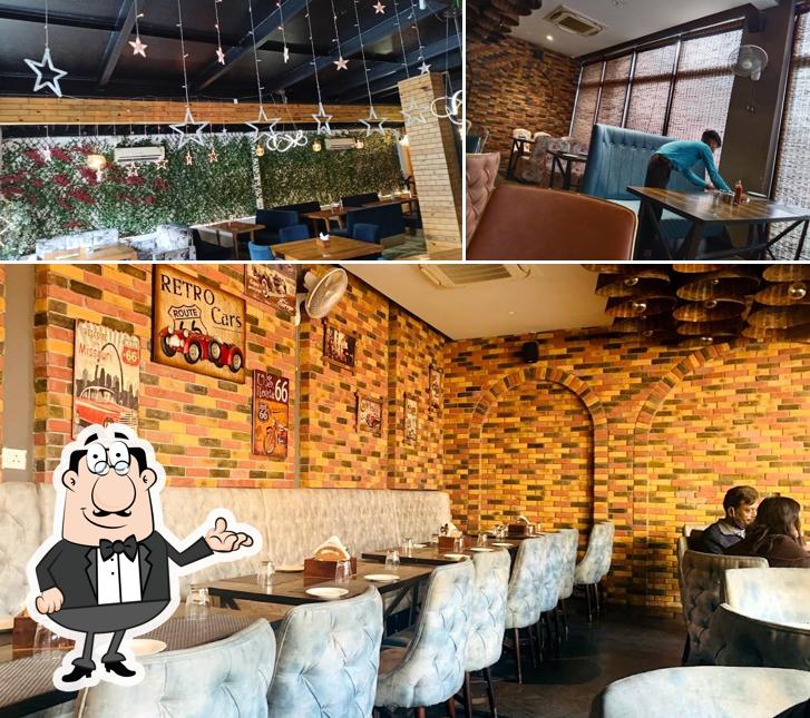 The interior of Route66 Cafe & Restro