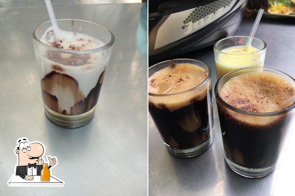 Enjoy a beverage at Coffee Break