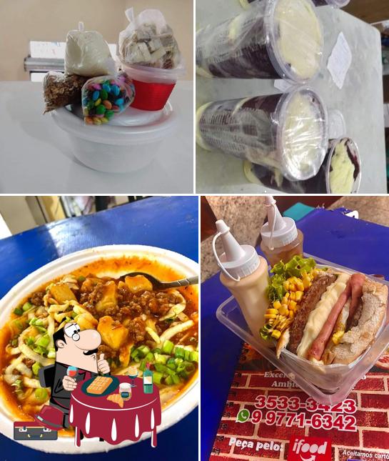 Restaurante e PIZZARIA FAMÍLIA 2 oferece uma escolha de sobremesas