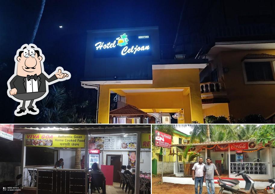 The interior of Viva Goa - Authentic Goan Fish Restaurant / Fish tali & prawns