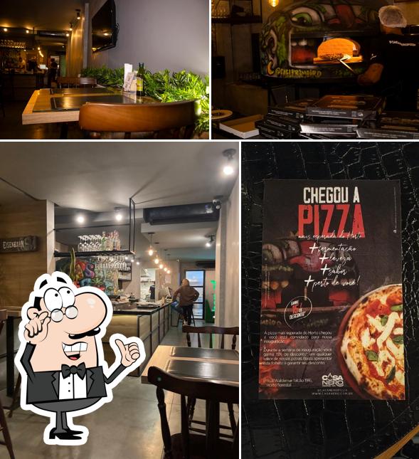 O interior do Casa Nero Pizzaria Salvador