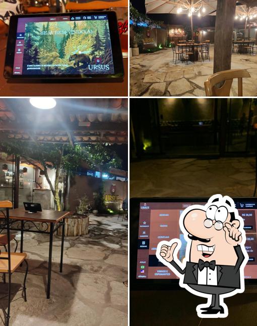 O interior do Ursus House