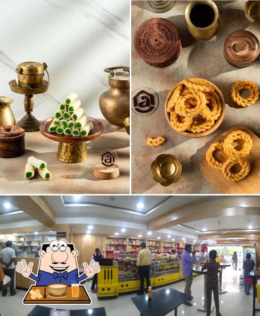 The photo of food and interior at Aswins Sweets & Snacks