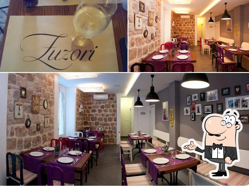 Gli interni di Zuzori