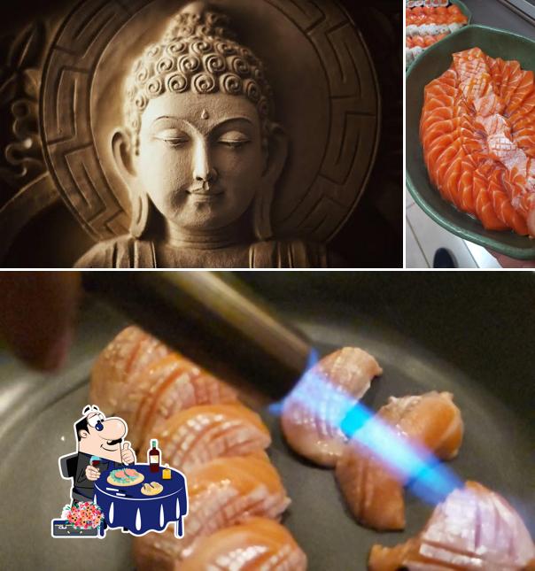 Sashimi em buda bowl