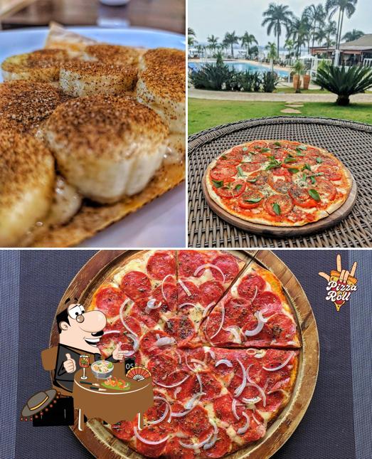Comida em Pizza'N Roll