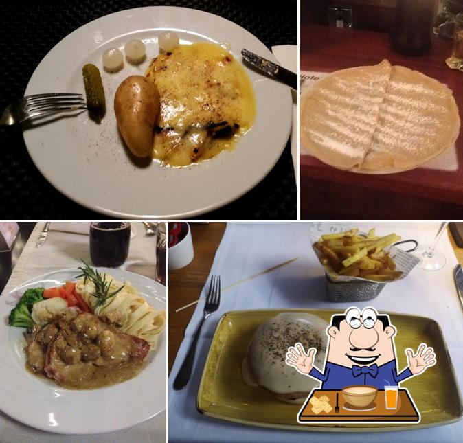 Cibo al Restaurant Skihütte & Hotel Burgener