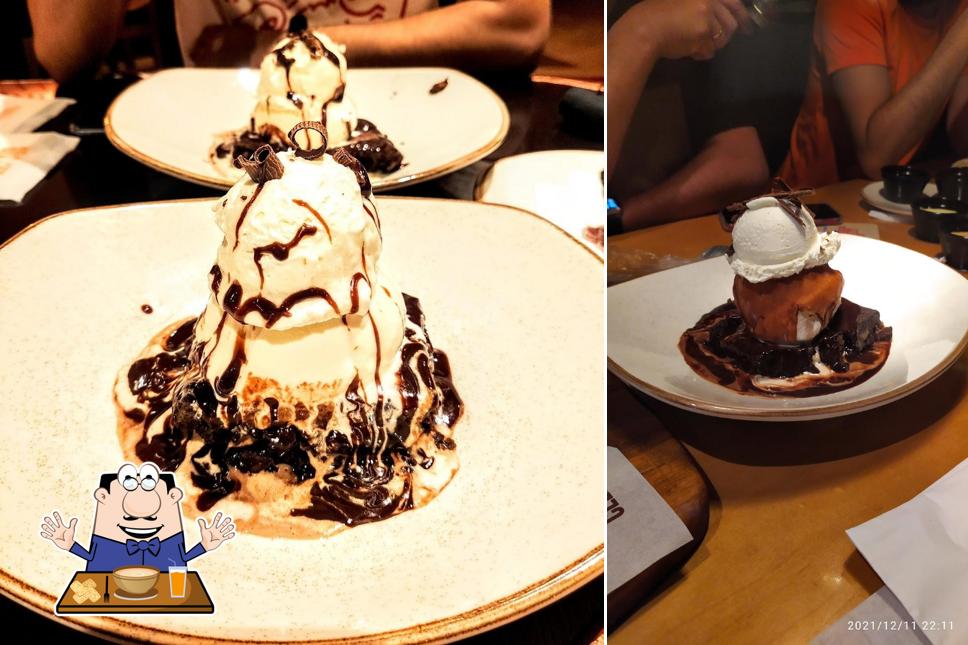 Comida em Restaurante Outback Steakhouse