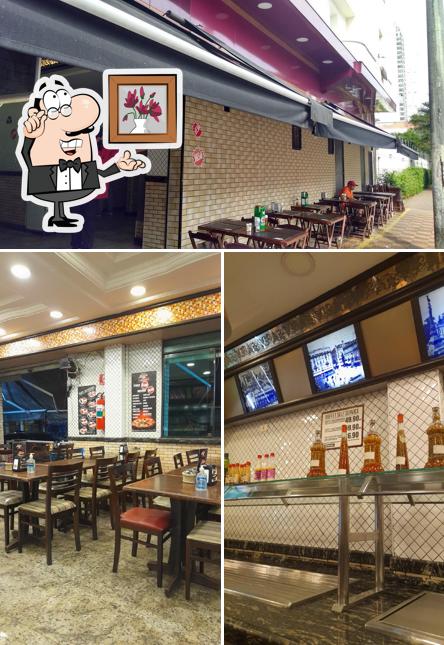 O interior do Lanchonete Chic da Mooca