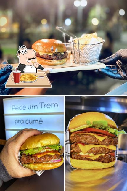 Batata frita em Trem da Brasa Hamburgueria Artesanal
