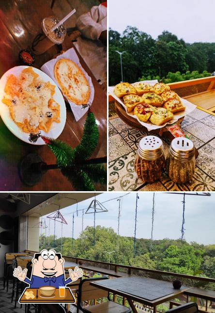 The photo of food and interior at Times Cafe Manjalpur