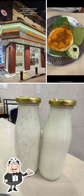 The interior of Cafe Srinivasa