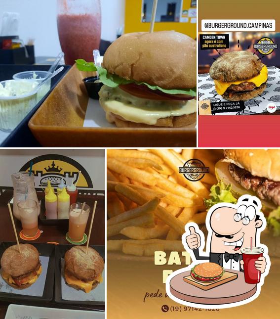 Os hambúrgueres do Hamburgueria Burgerground irão saciar uma variedade de gostos
