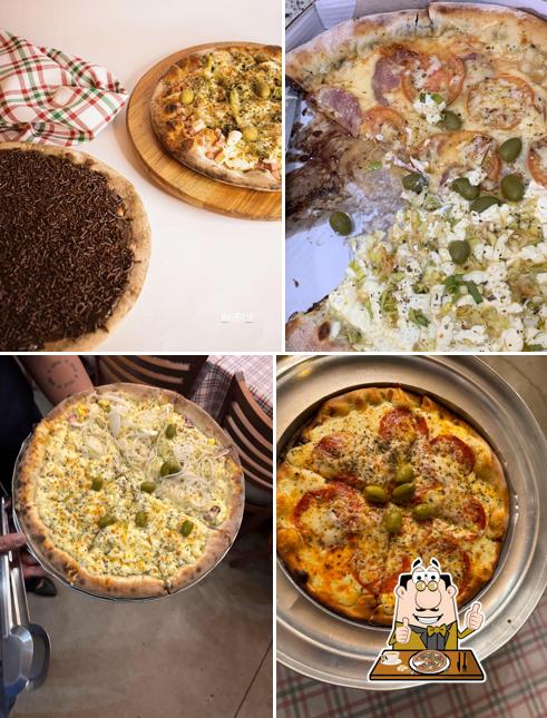 Peça diversos estilos de pizza