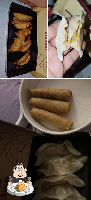 Spring rolls at Prasuma Momo Kitchen