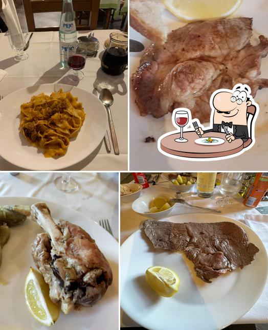 Cibo al Antica Trattoria Corradini