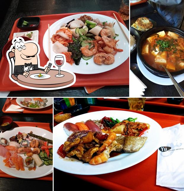 Platos en Yü Cozinha Oriental