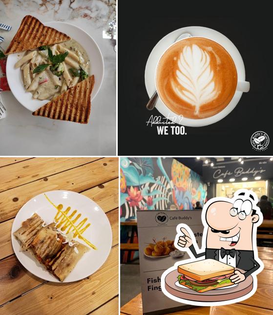 Grilled cheese sandwich at Cafe Buddy's Espresso