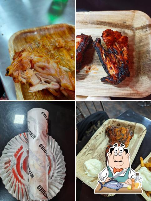 Grilled salmon at Chicken Only Chicken - Saravanampatti