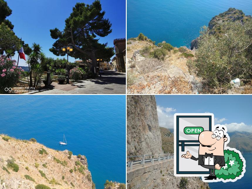 Goditi la vista dall'area esterna di Bar La Torre