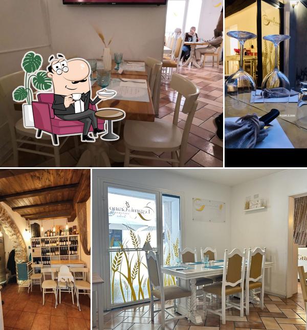 Gli interni di Legami di Grano