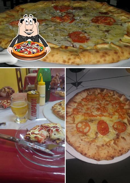 Peça diversos variedades de pizza