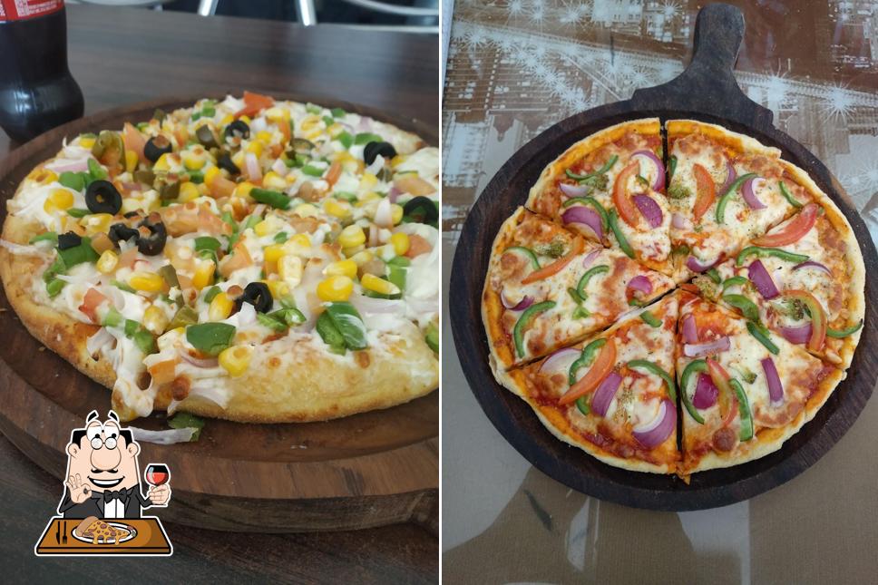 Try out various types of pizza