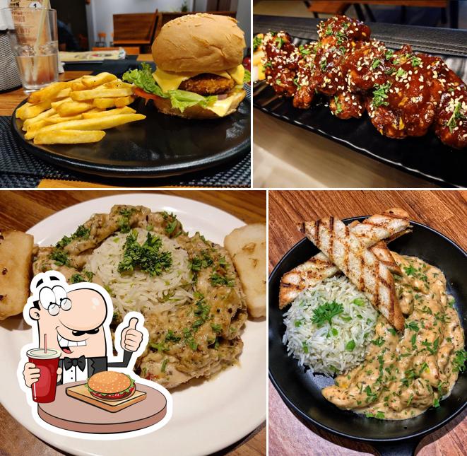 Downtown Resto Cafe(Only Zomato +Swiggy)’s burgers will suit different tastes