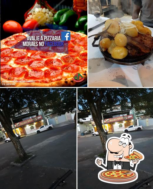 Peça pizza no Pizzaria Moraes