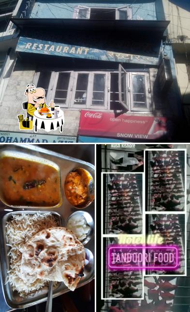 The picture of Snow View Restaurant’s food and exterior