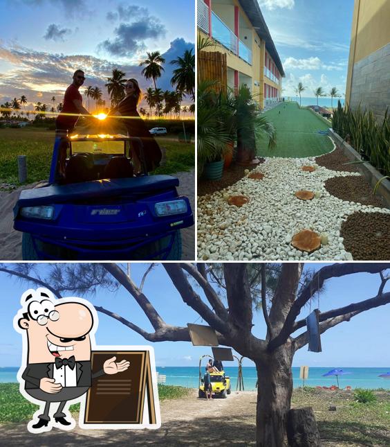 Você pode espairecer no exterior Quiosque do Rafa