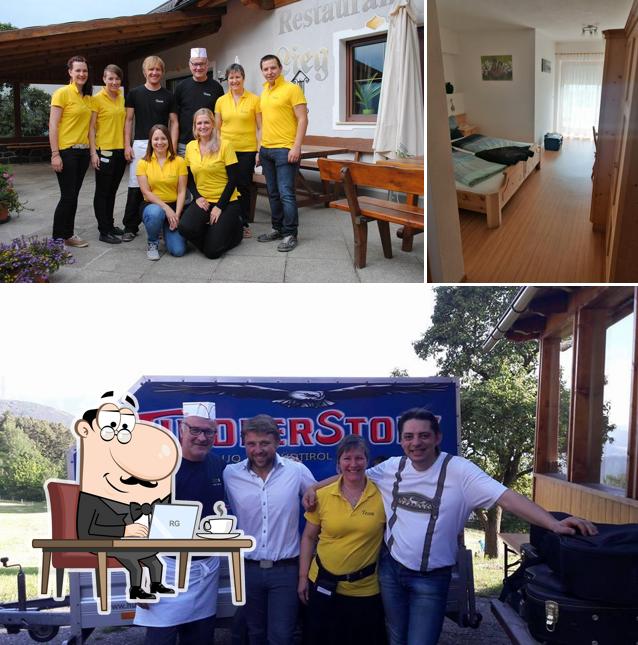 La interni e esterno del ristorante