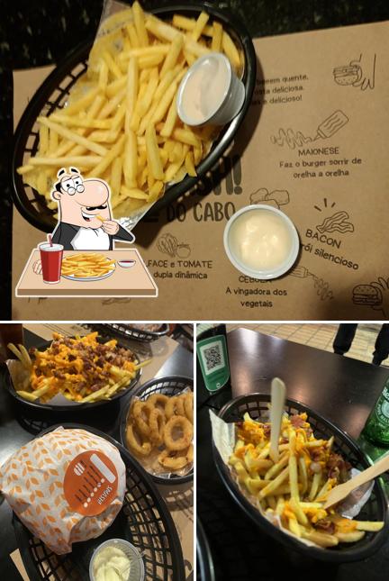 Batata frita em Smash do Cabo Hamburgueria