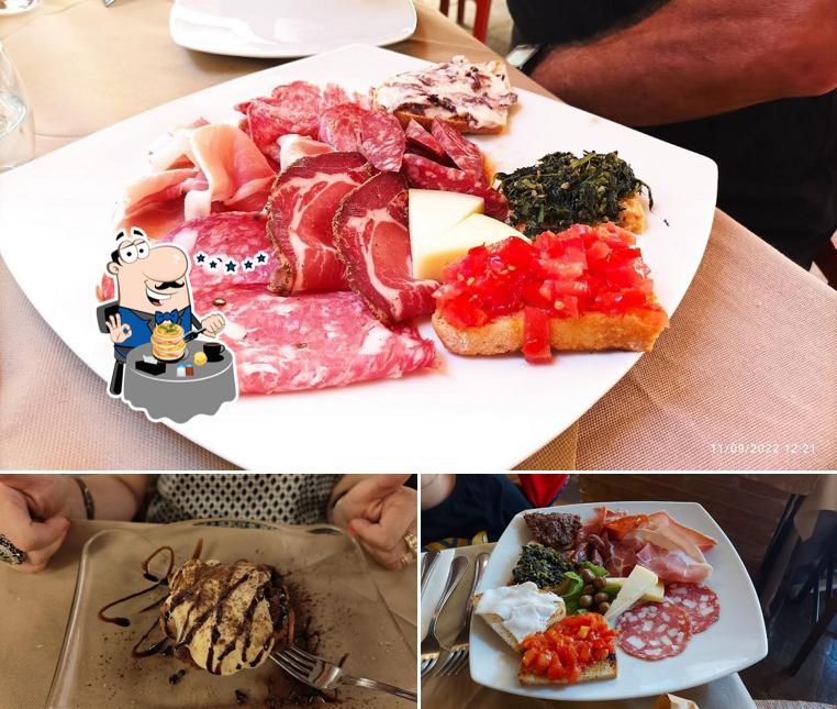 Platti al Trattoria Al Pozzo