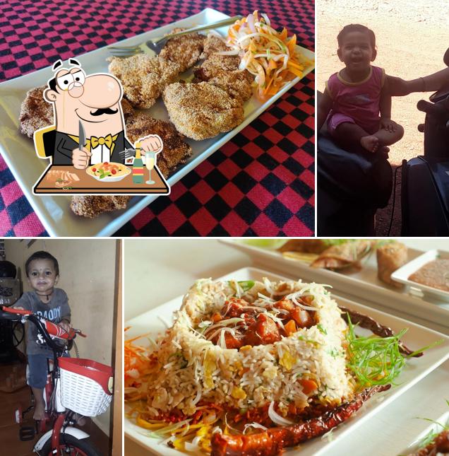 Food at Alua Verna Wedding hall in Goa