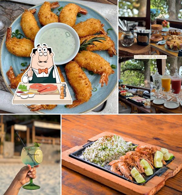 Peixe e fritas em Camarote Itaipu Restaurante e Pousada em Itaipu