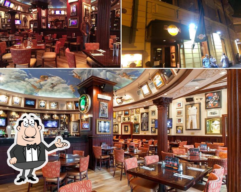 Dai un'occhiata agli interni di Hard Rock Cafe