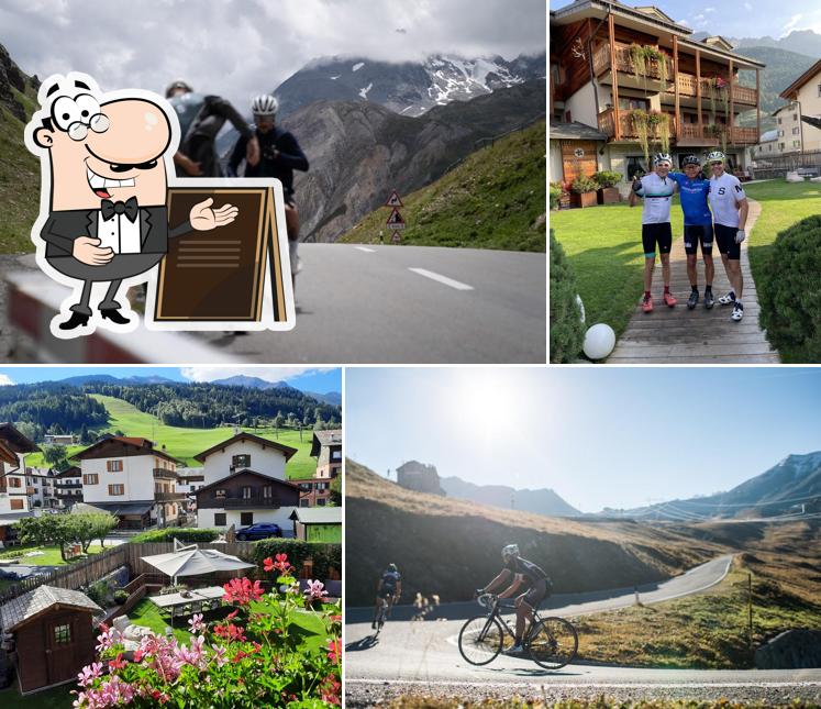 Puoi goderti l'aria fresca dal dehors di Hotel La Genzianella