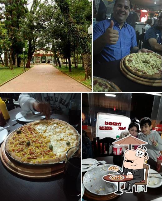 O exterior do Pizzaria Bom Jesus