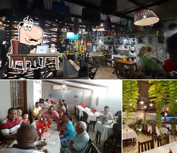 O interior do Restaurante Choupana Grill