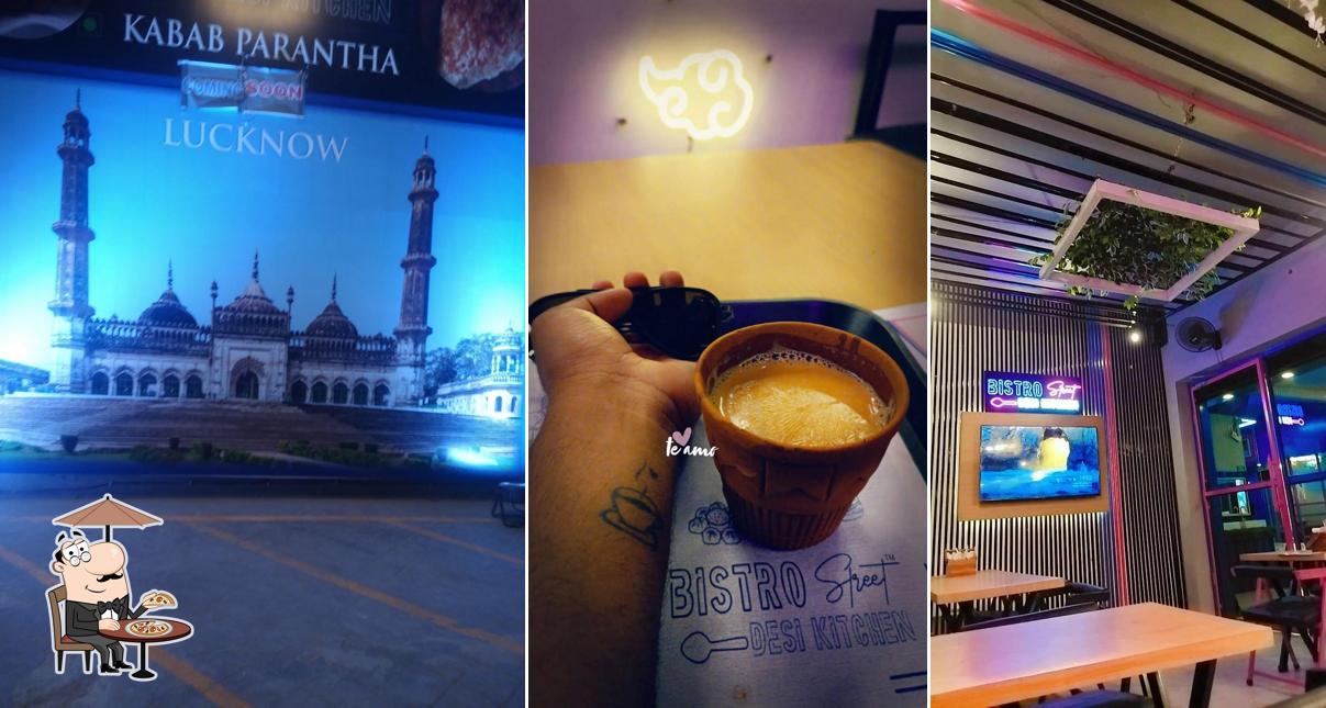 The exterior of Bistro street Desi Kitchen